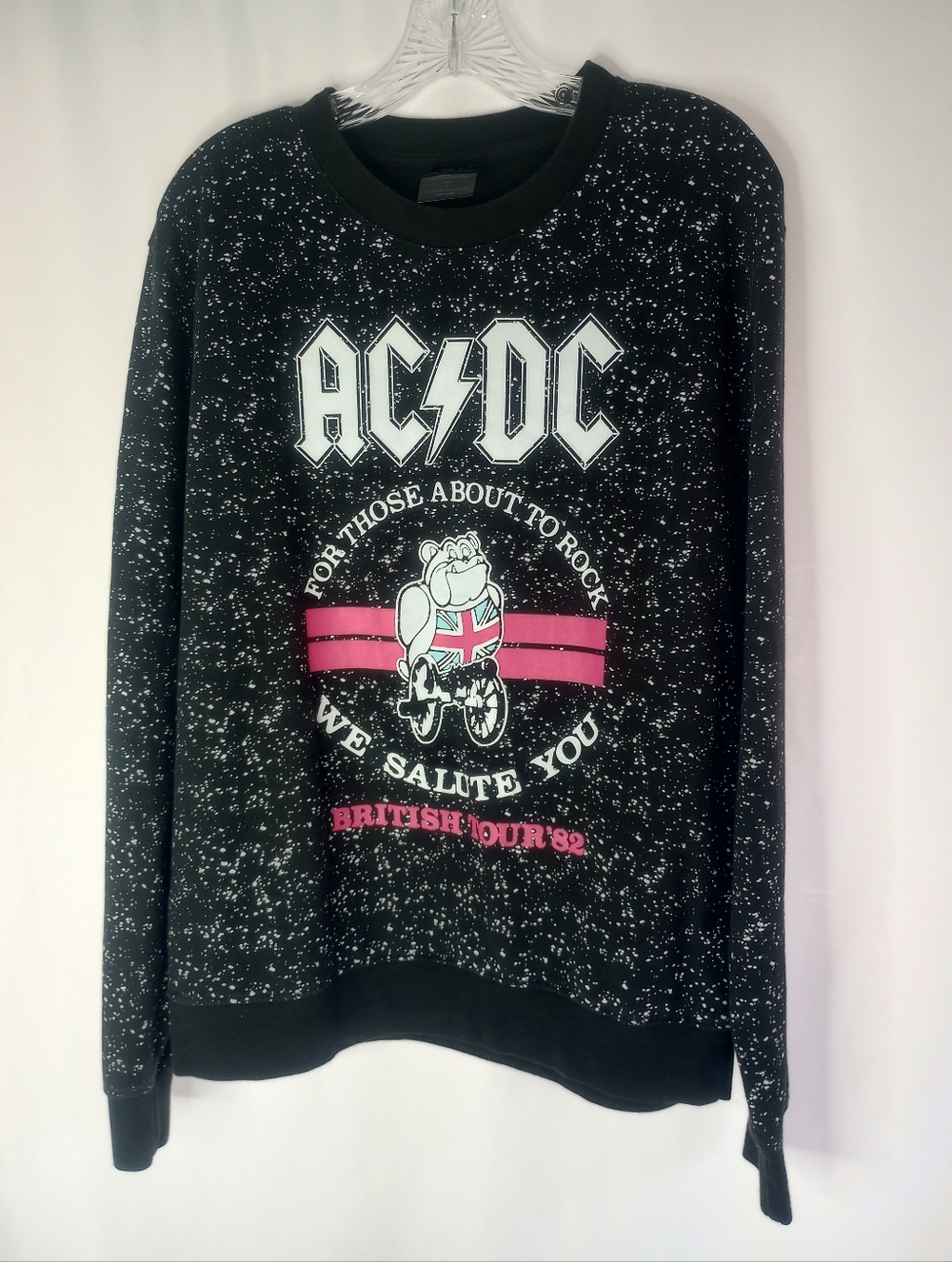 *AC/DC For Those About To Rock We Salute You Black Shirt Size M